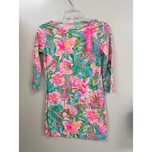 NWT Girl’s Lilly Pulitzer Mini Marlowe Dress Floral Print Size XL (12/14)